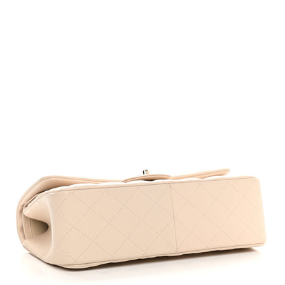 Chanel Caviar Quilted Jumbo Double Flap Beige Clair 4 of 9