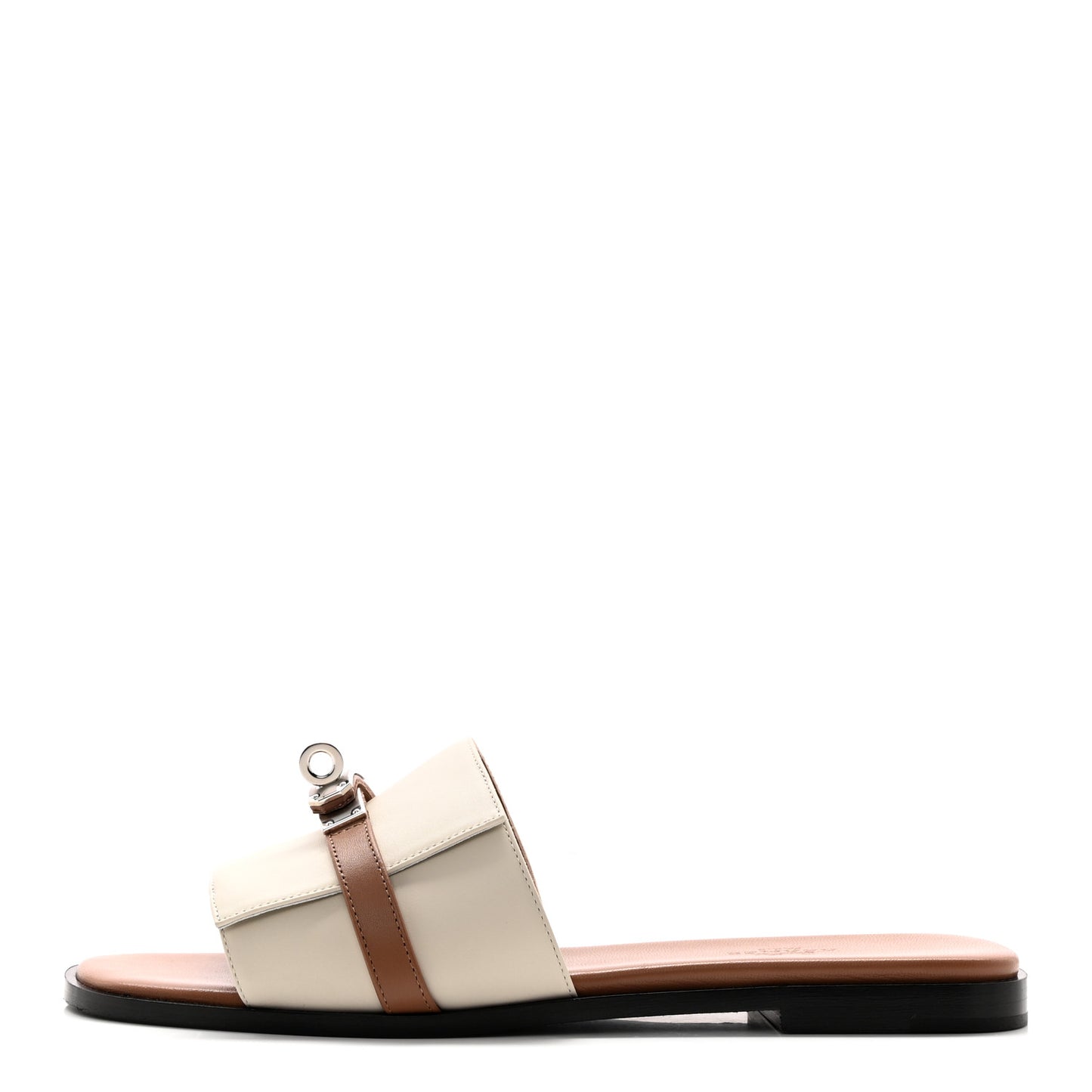Calfskin Giulia Sandals 39 Beige Glaise Rose Perle