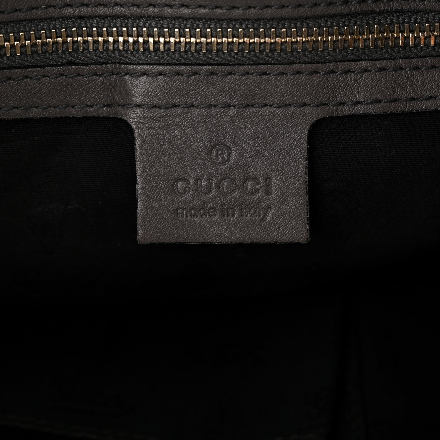 Gucci Calfskin Suede Large New Jackie Web Shoulder Bag Grey 6 of 10