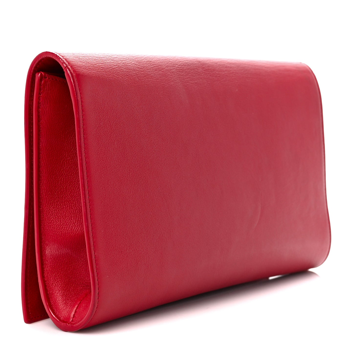 Calfskin Monogram Large Belle De Jour Clutch Red