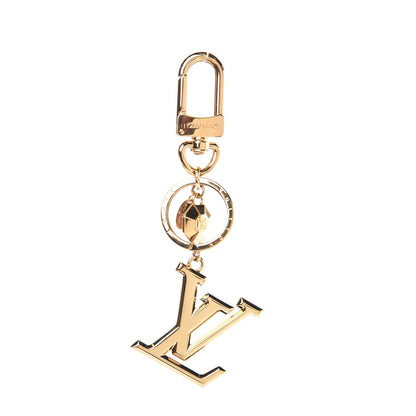 Louis Vuitton LV Facettes Bag Charm Key Holder Gold 1 of 3
