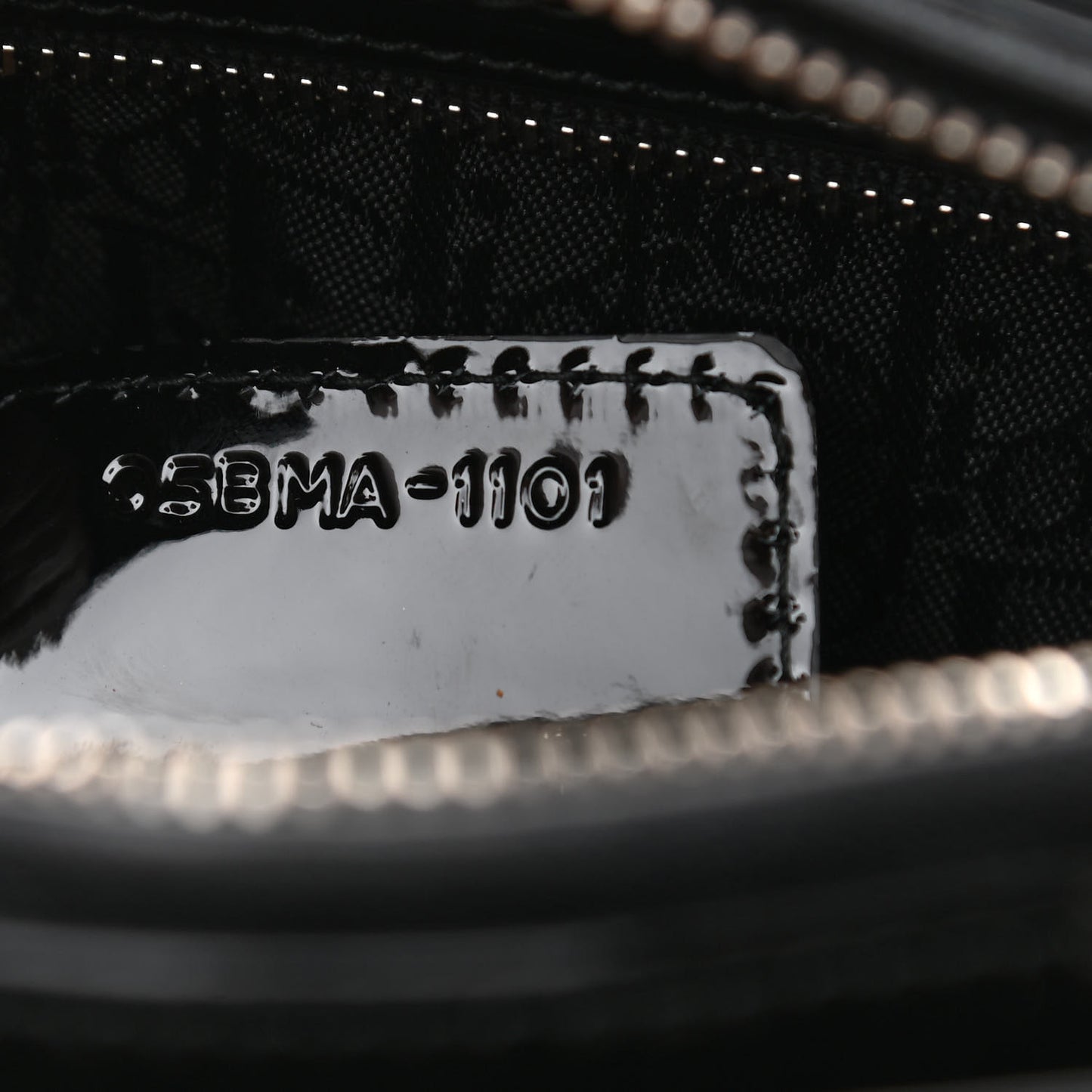 Patent Cannage Medium Lady Dior Black