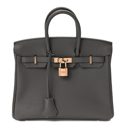 Hermes Togo Birkin 25 Etain 1 of 8