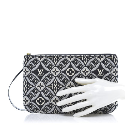 Louis Vuitton Jacquard Since 1854 Neverfull MM GM Pochette Grey 2 of 9