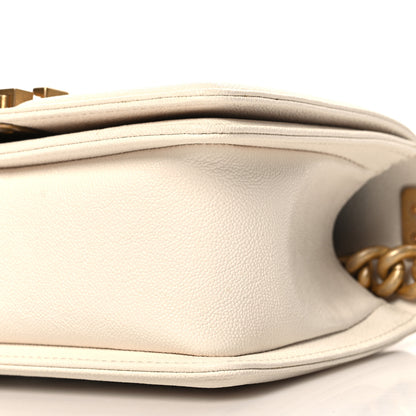 Chanel Caviar Quilted Small Boy Flap White 10 of 10