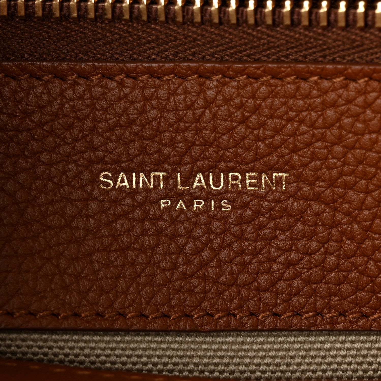 Saint Laurent Grained Calfskin Baby Sac De Jour Supple Canyon 6 of 10