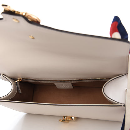 Gucci Calfskin Small Sylvie Shoulder Bag Off White 5 of 10