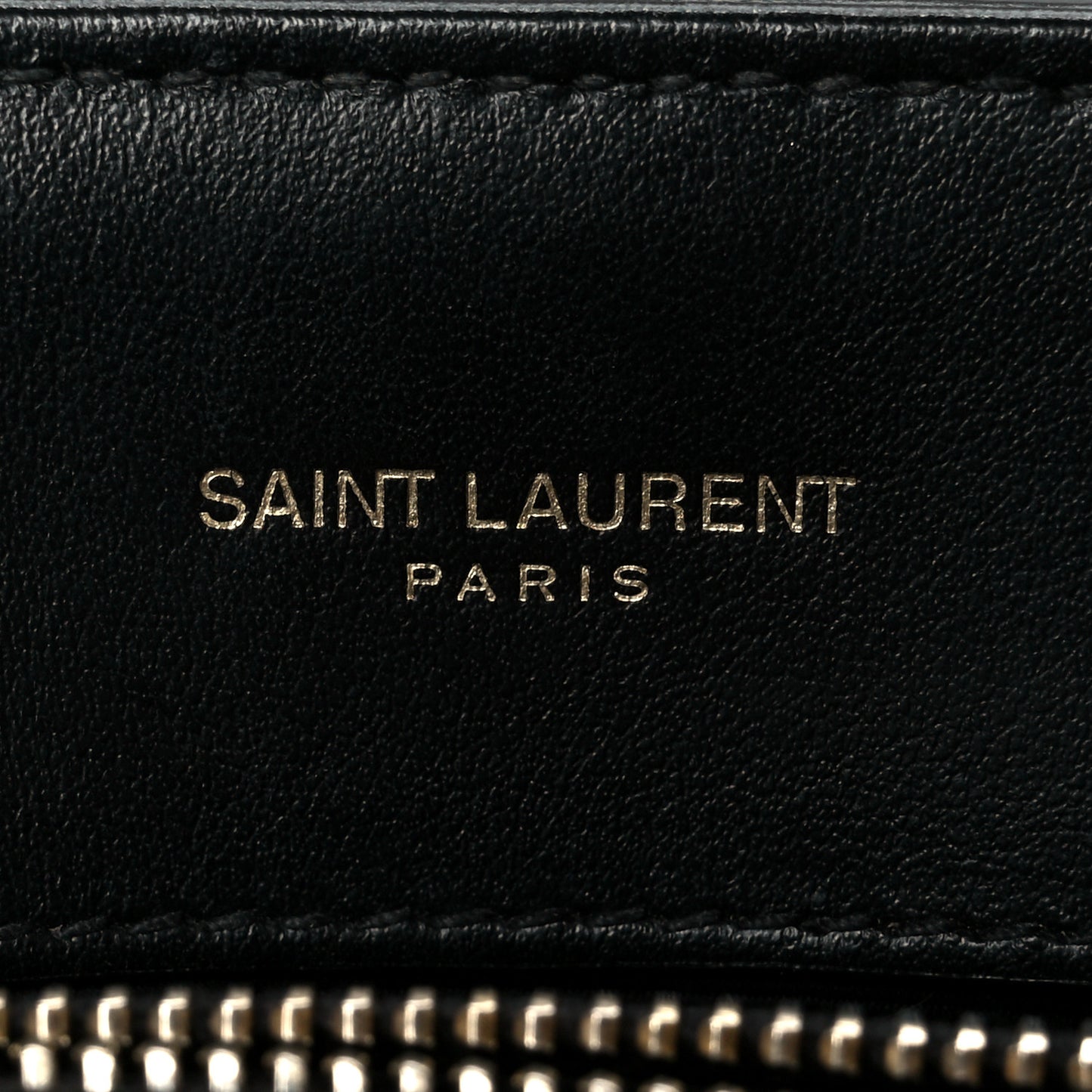 Calfskin Y Quilted Monogram Small Loulou Chain Satchel Black
