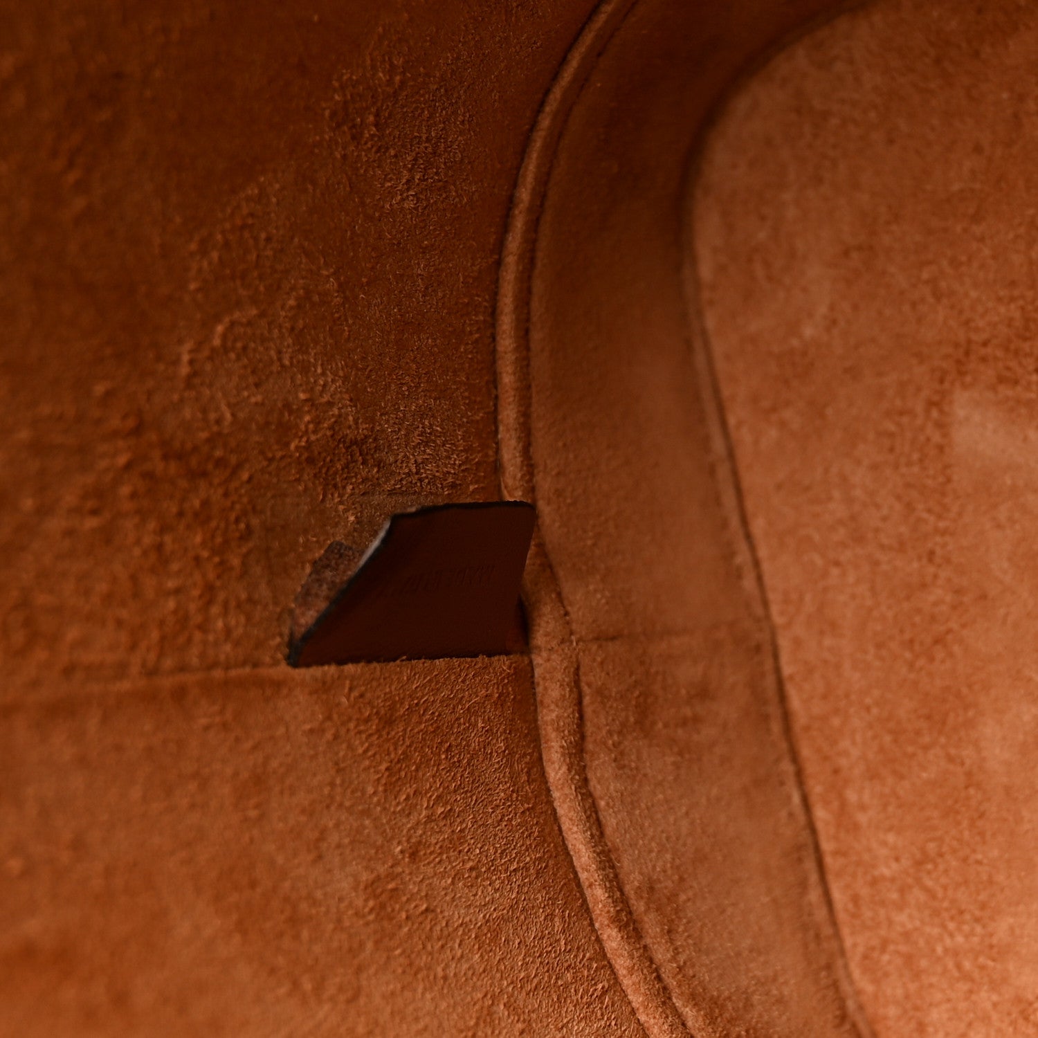 Celine Smooth Calfskin Small Cuir Triomphe Bucket Bag Tan 6 of 9