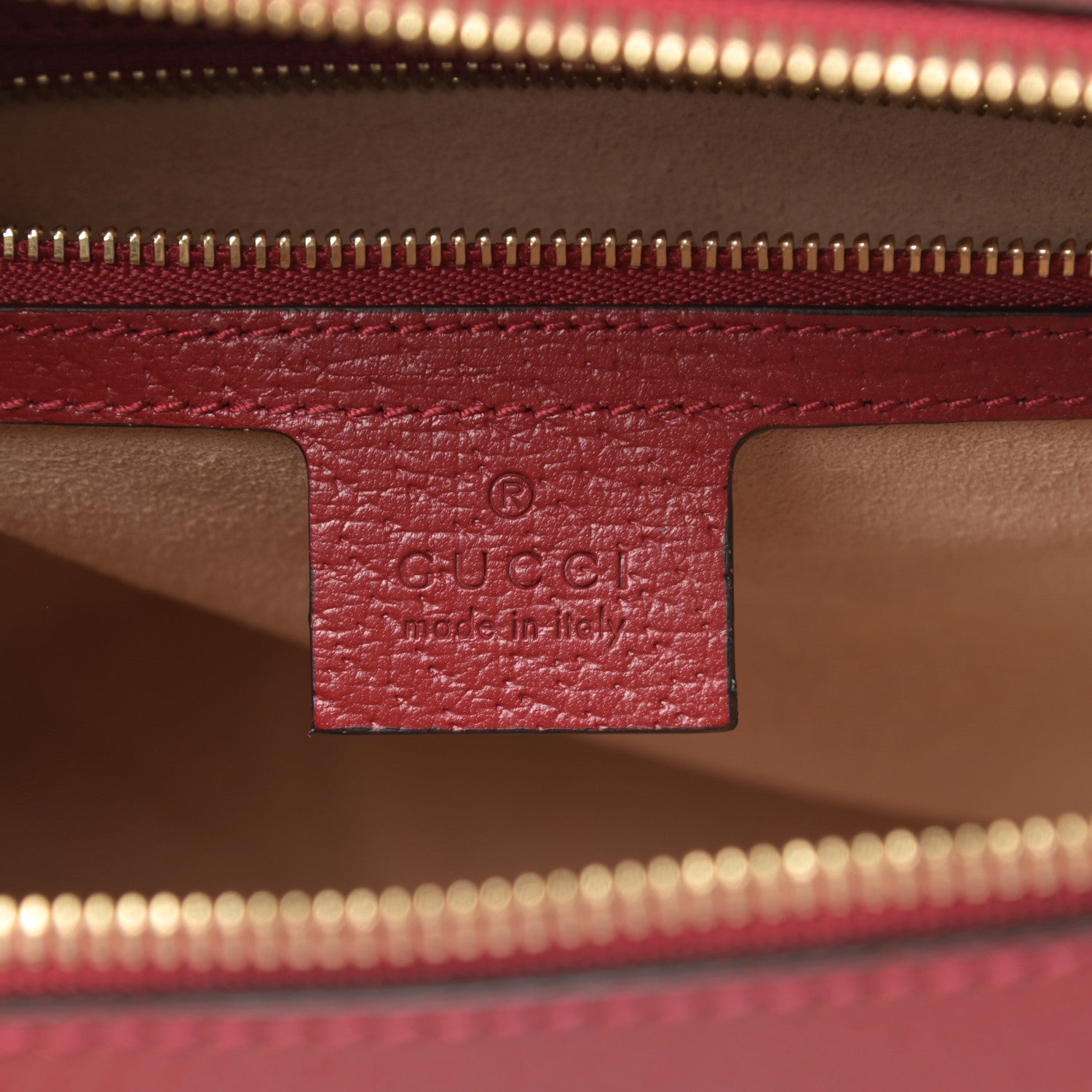 Gucci GG Supreme Monogram Flora Web Small Ophidia Top Handle Shoulder Bag Hibiscus Red 6 of 10