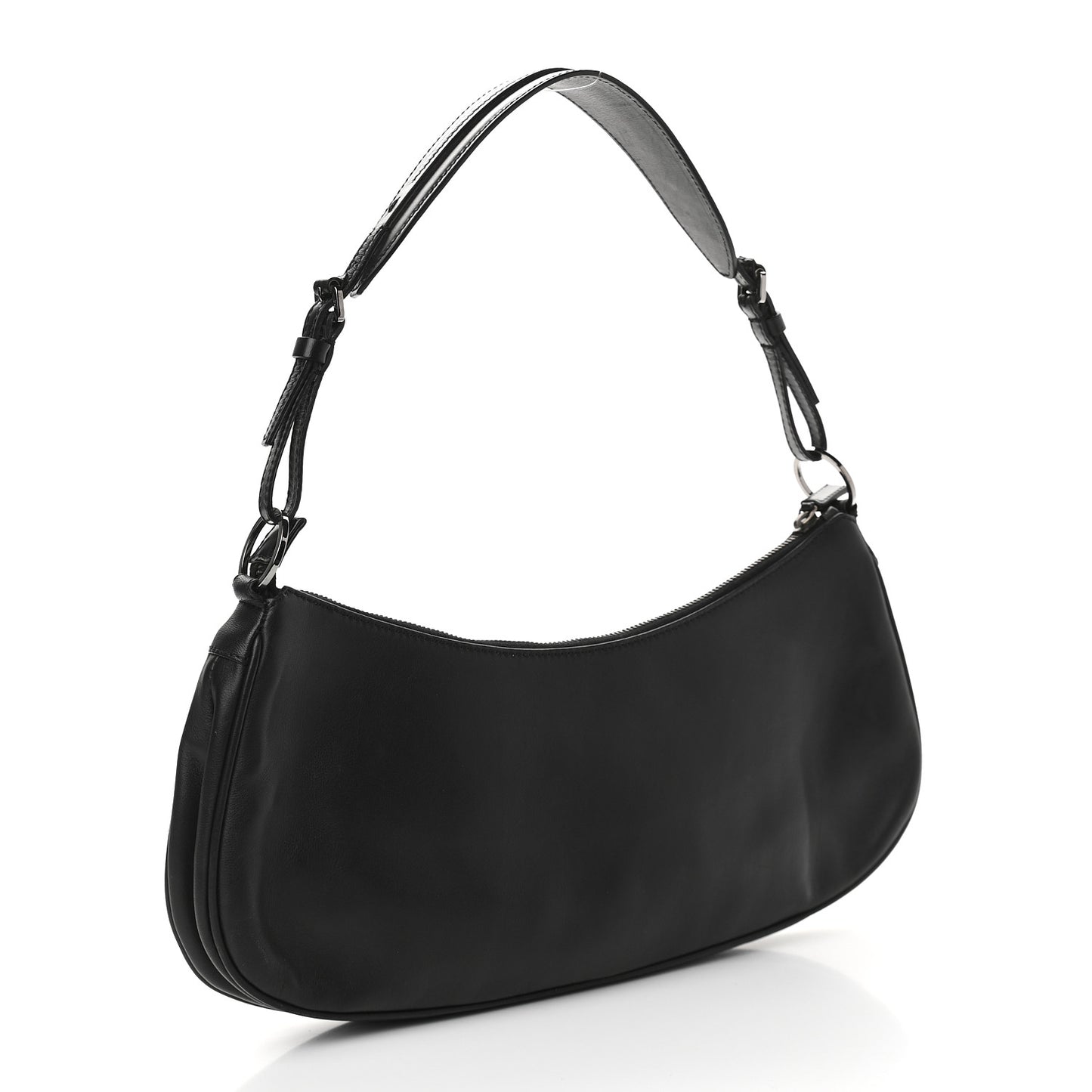 Calfskin Shoulder Bag Black