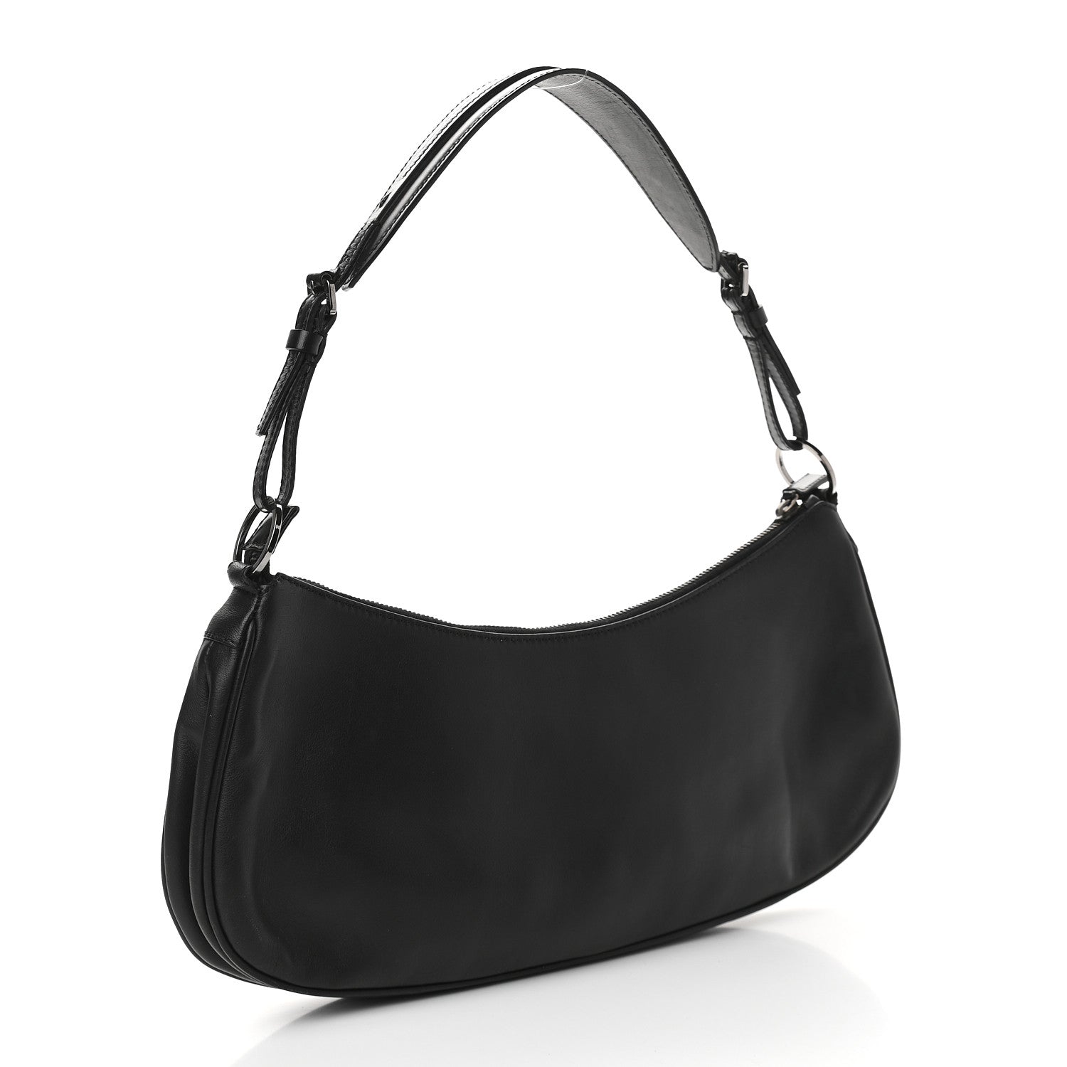 Christian Dior Calfskin Shoulder Bag Black 2 of 12