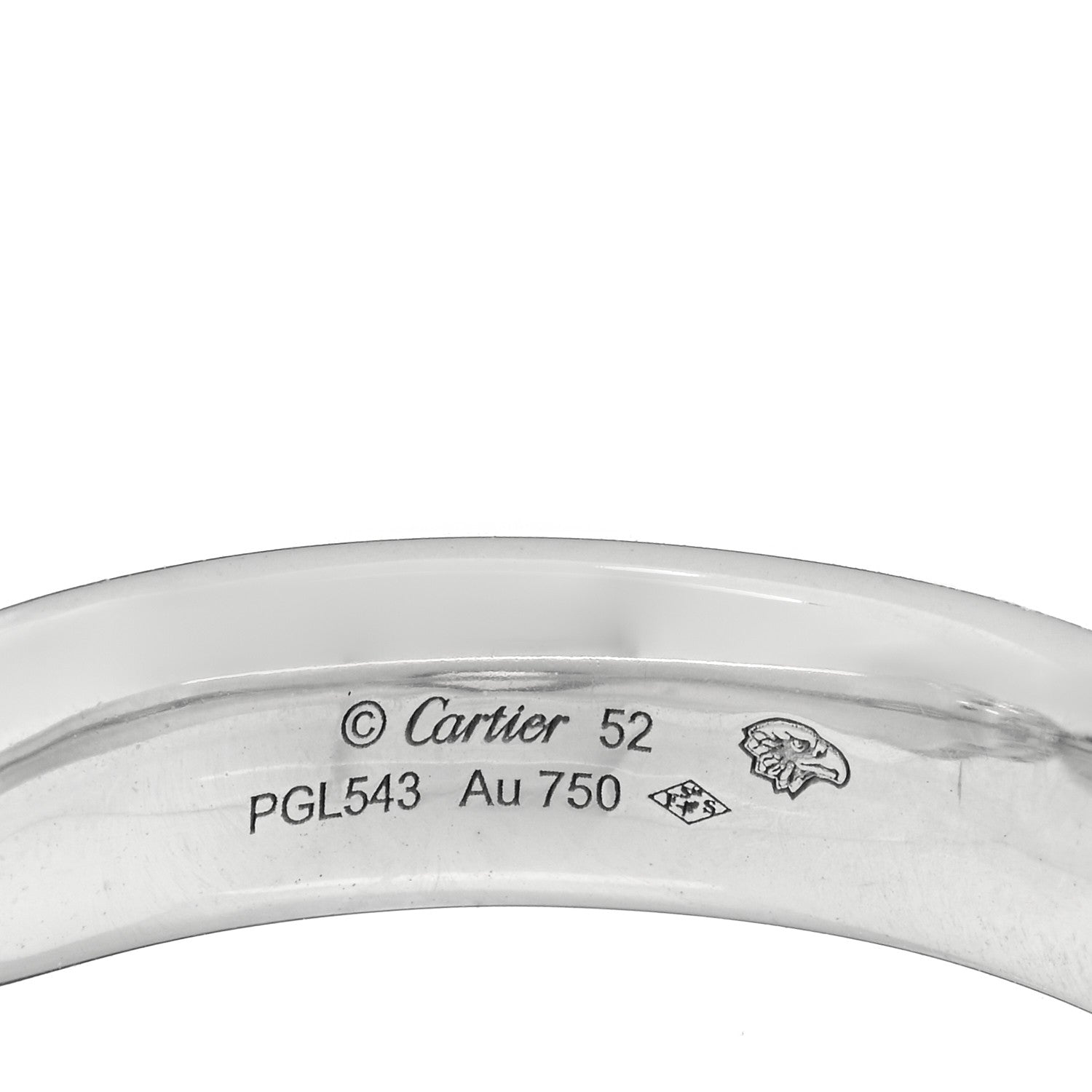 Cartier 18K White Gold Diamond Black Onyx Emerald Panthere De Cartier Ring 51 5.75 6 of 6