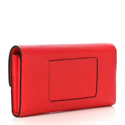 Mulberry Small Classic Grain Darley Wallet Fiery Red 3 of 14