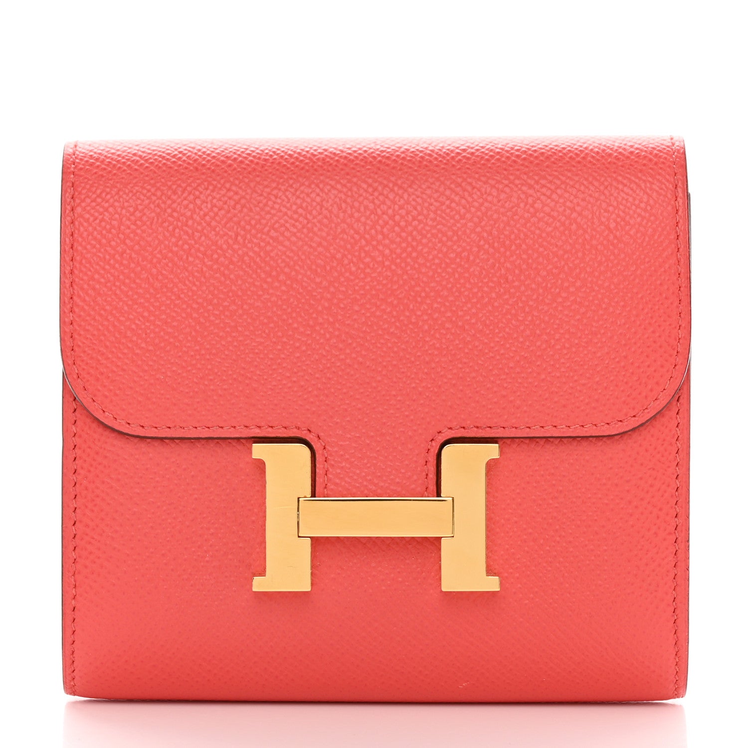 Hermes Epsom Constance Short Wallet Rose Jaipur 1 of 8