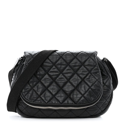 Chanel Nylon Quilted Coco Cocoon Messenger Black 1 of 16