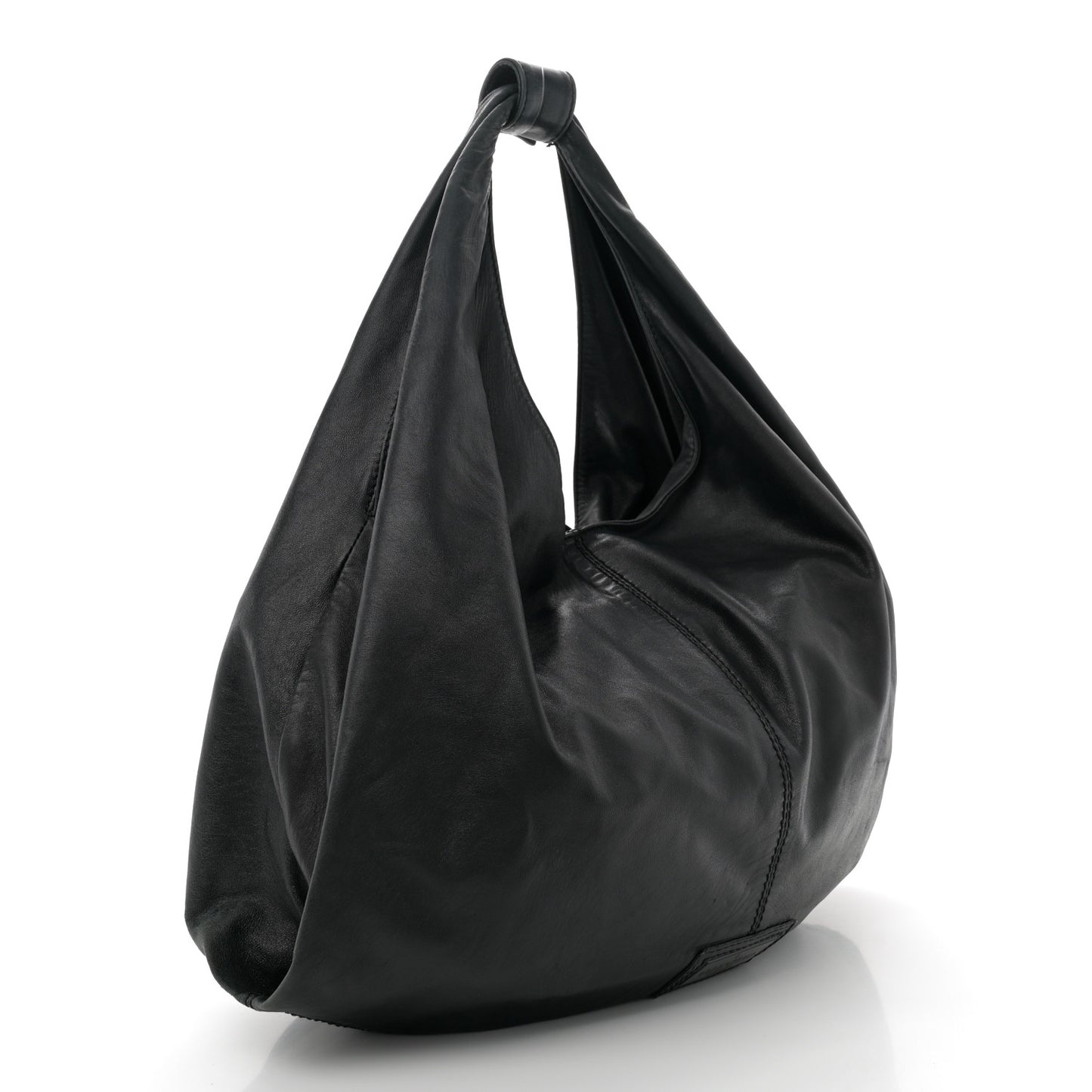 Nappa Petale Rose Hobo Black