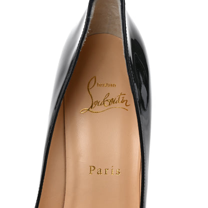 Christian Louboutin Patent Pigalle 100 Pumps 37 Black 7 of 9