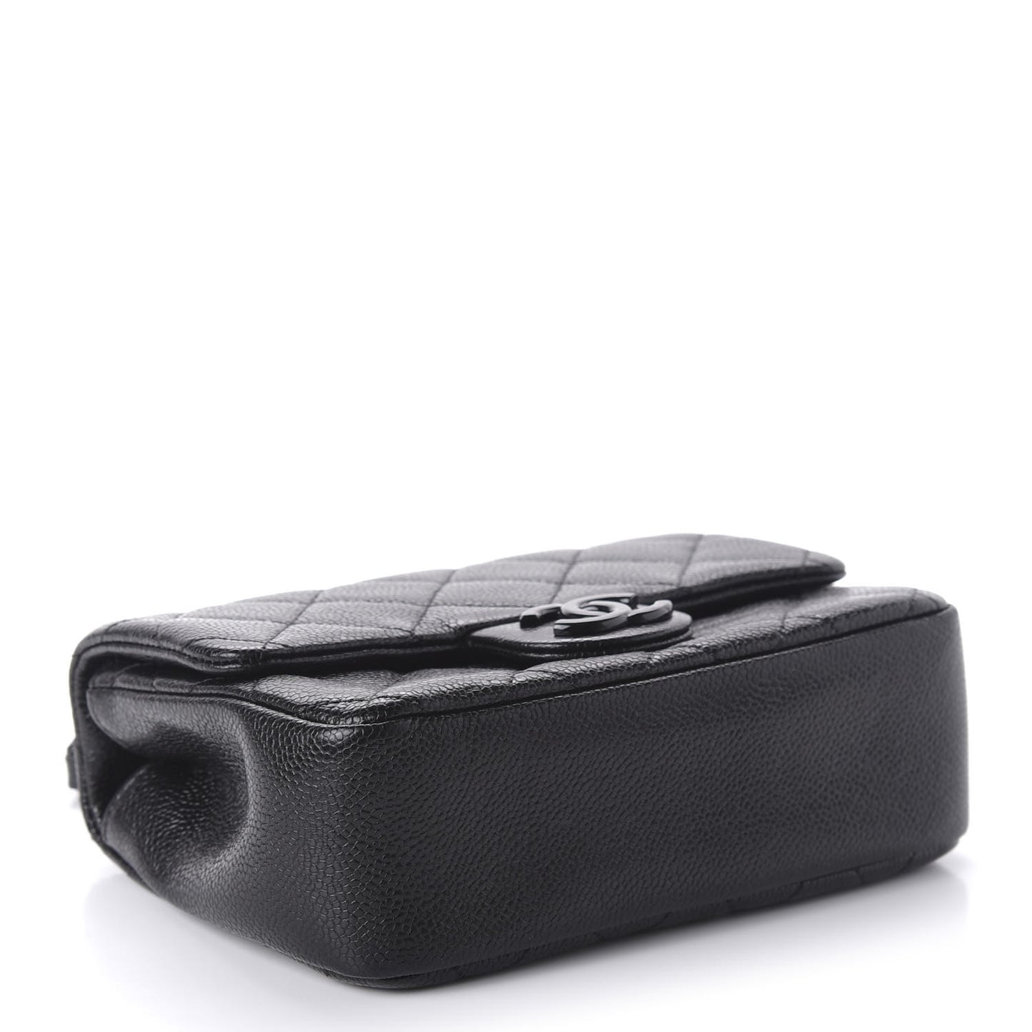 Caviar Quilted Incognito Mini Square Flap Black