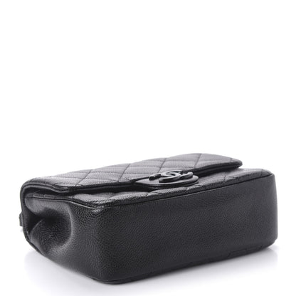Chanel Caviar Quilted Incognito Mini Square Flap Black 4 of 11