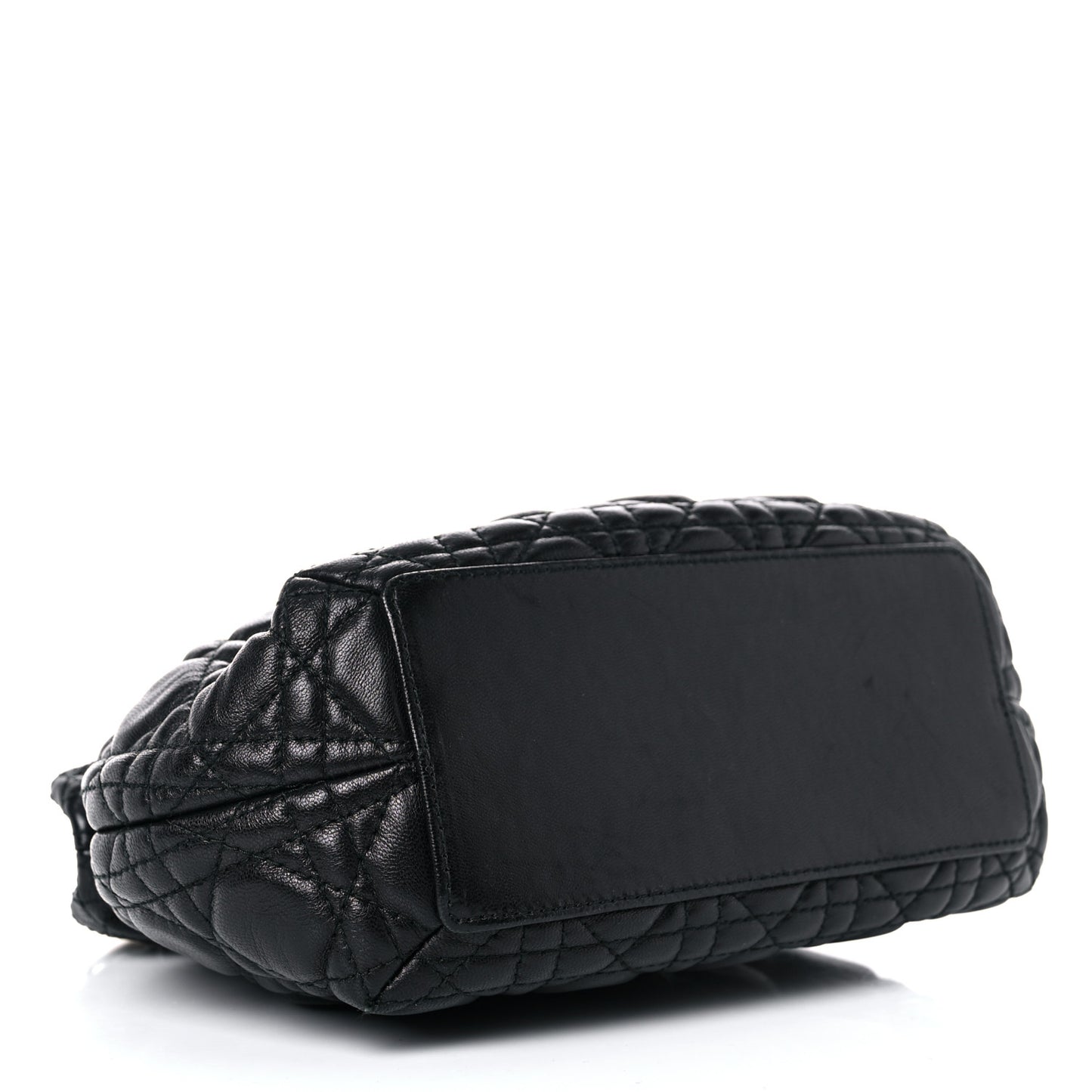 Lambskin Cannage Dior Soft Shoulder Bag Black