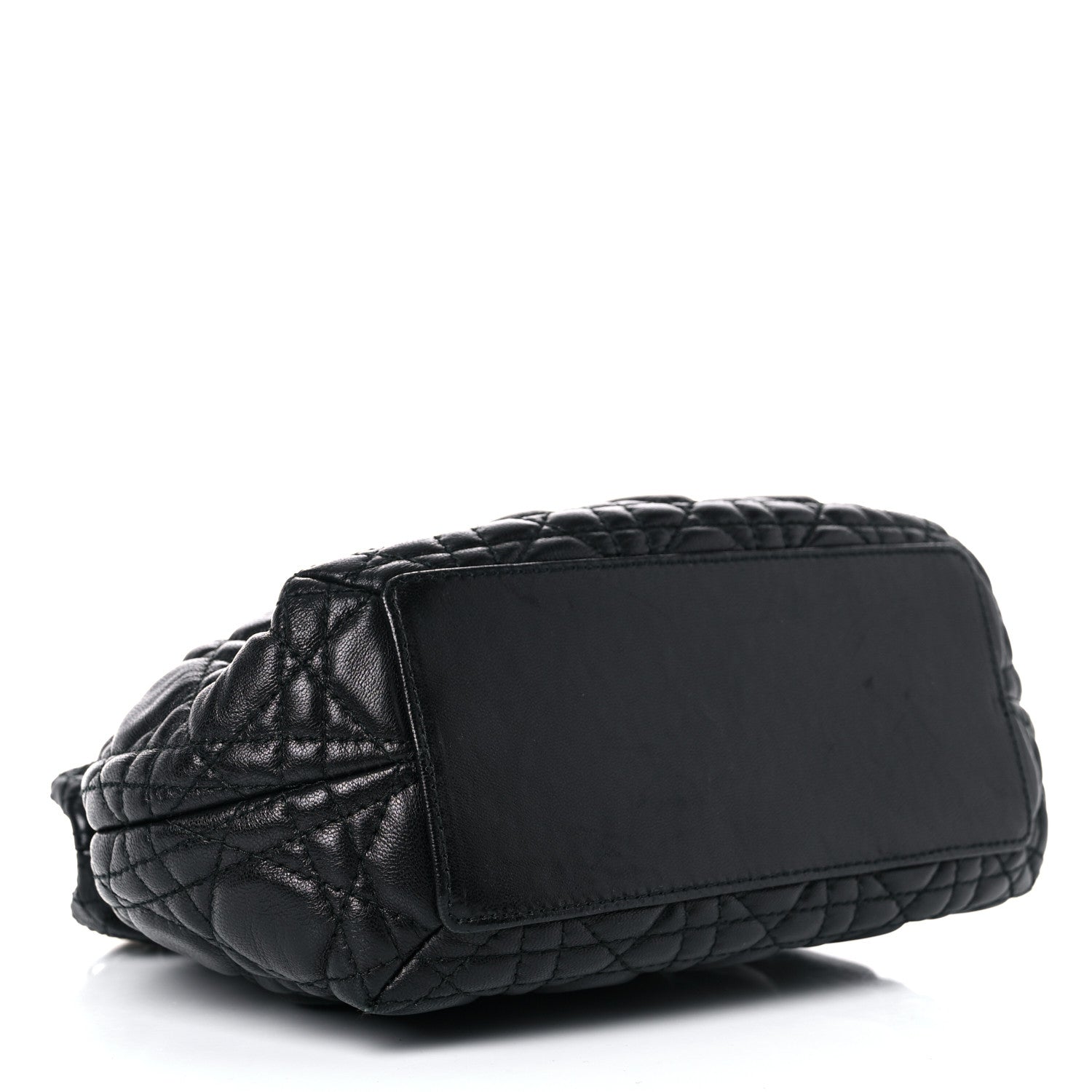 Christian Dior Lambskin Cannage Dior Soft Shoulder Bag Black 4 of 16