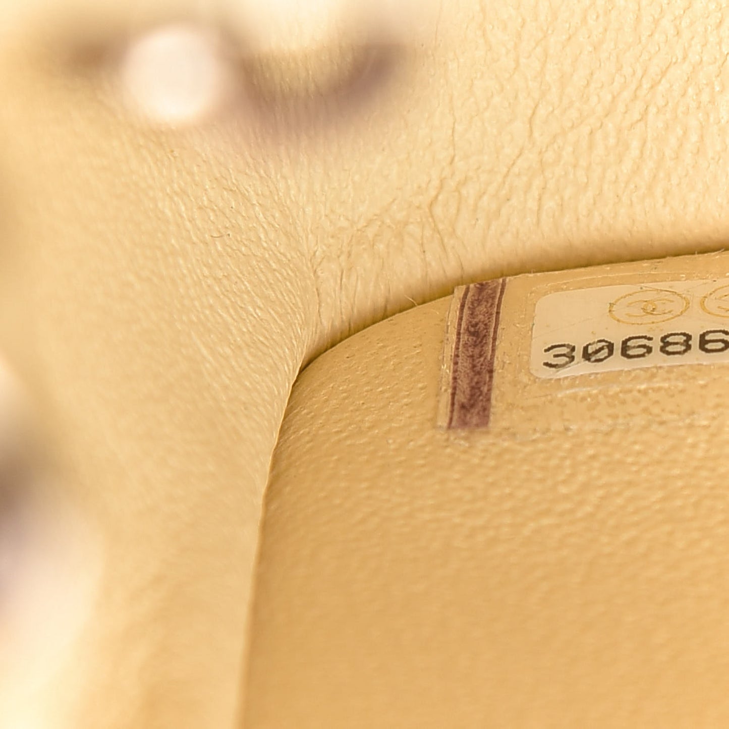 Lambskin Quilted Mini Square Flap Light Yellow