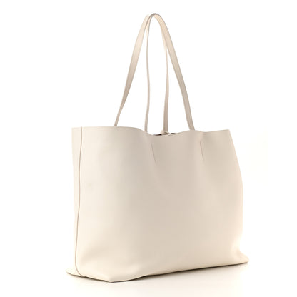 Tom Ford Calfskin Perforated Logo Tote White 4 of 11