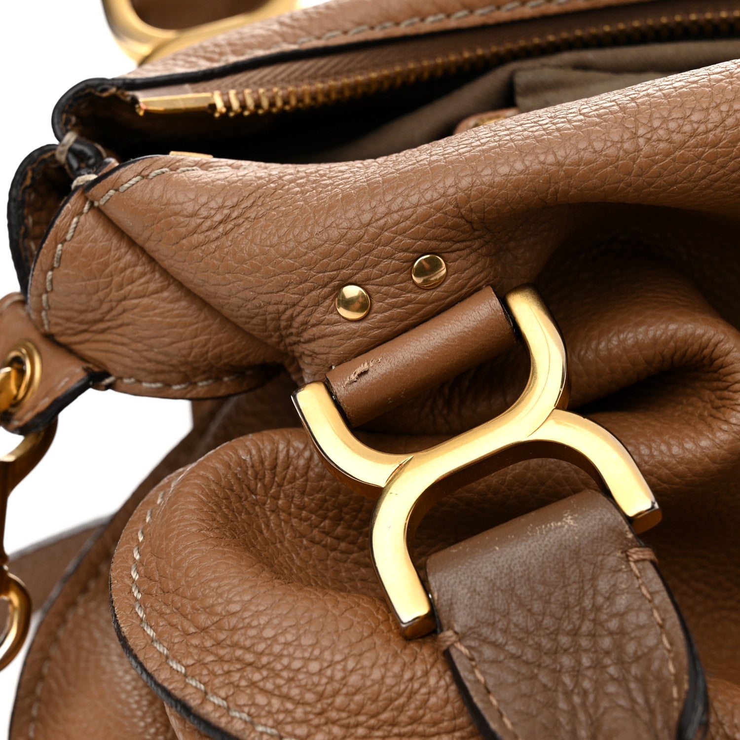 Chloe Calfskin Medium Marcie Satchel Nut 15 of 18