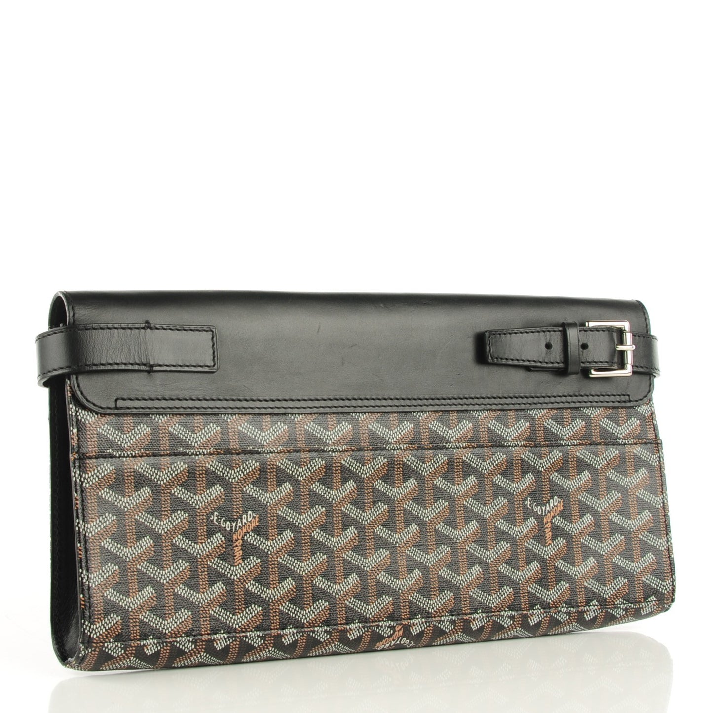 Goyardine Clutch Black