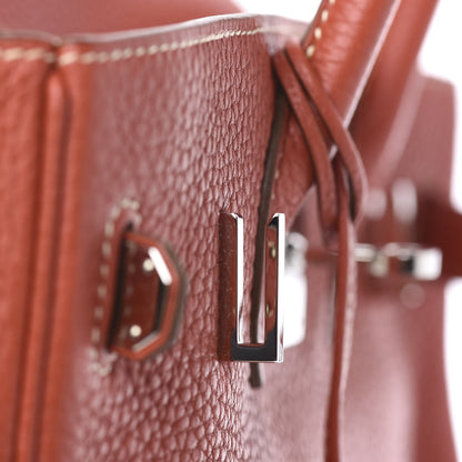 Hermes Taurillon Clemence Birkin 30 Sanguine 19 of 30