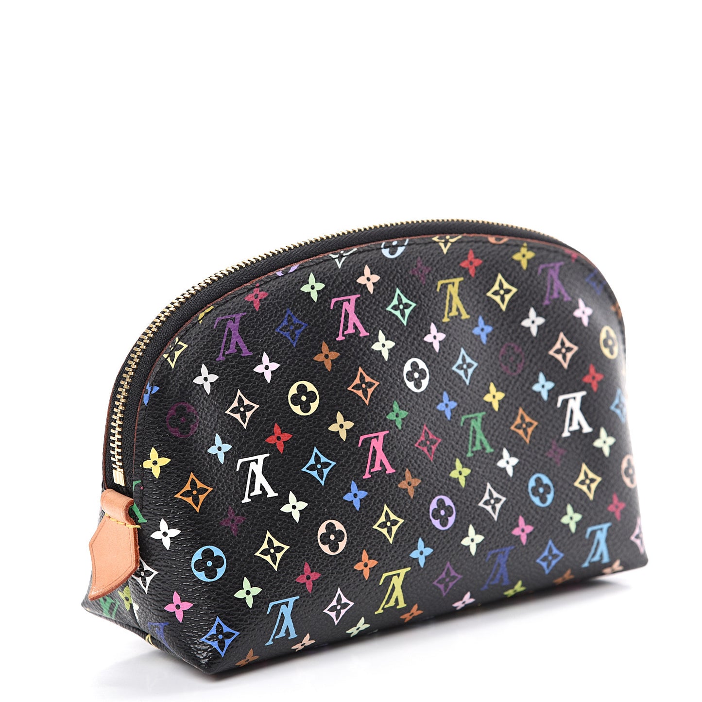 Monogram Multicolor Cosmetic Pouch Black Grenade