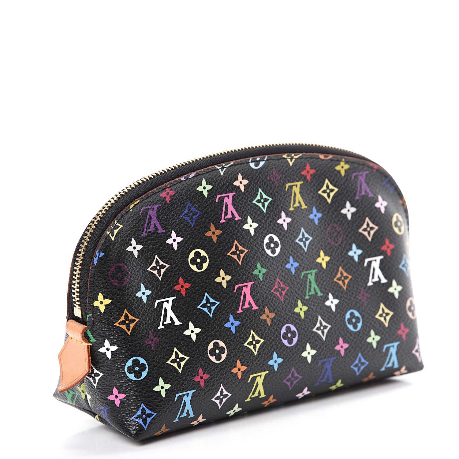 Louis Vuitton Monogram Multicolor Cosmetic Pouch Black Grenade 2 of 6