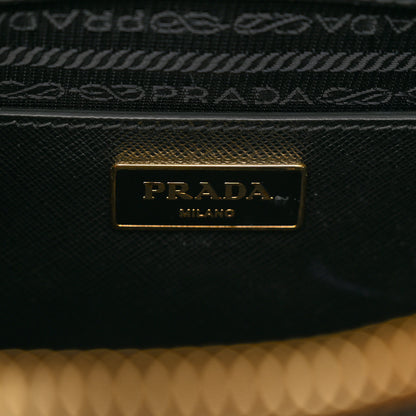 Prada Saffiano Lux Medium Promenade Tote Black 7 of 9
