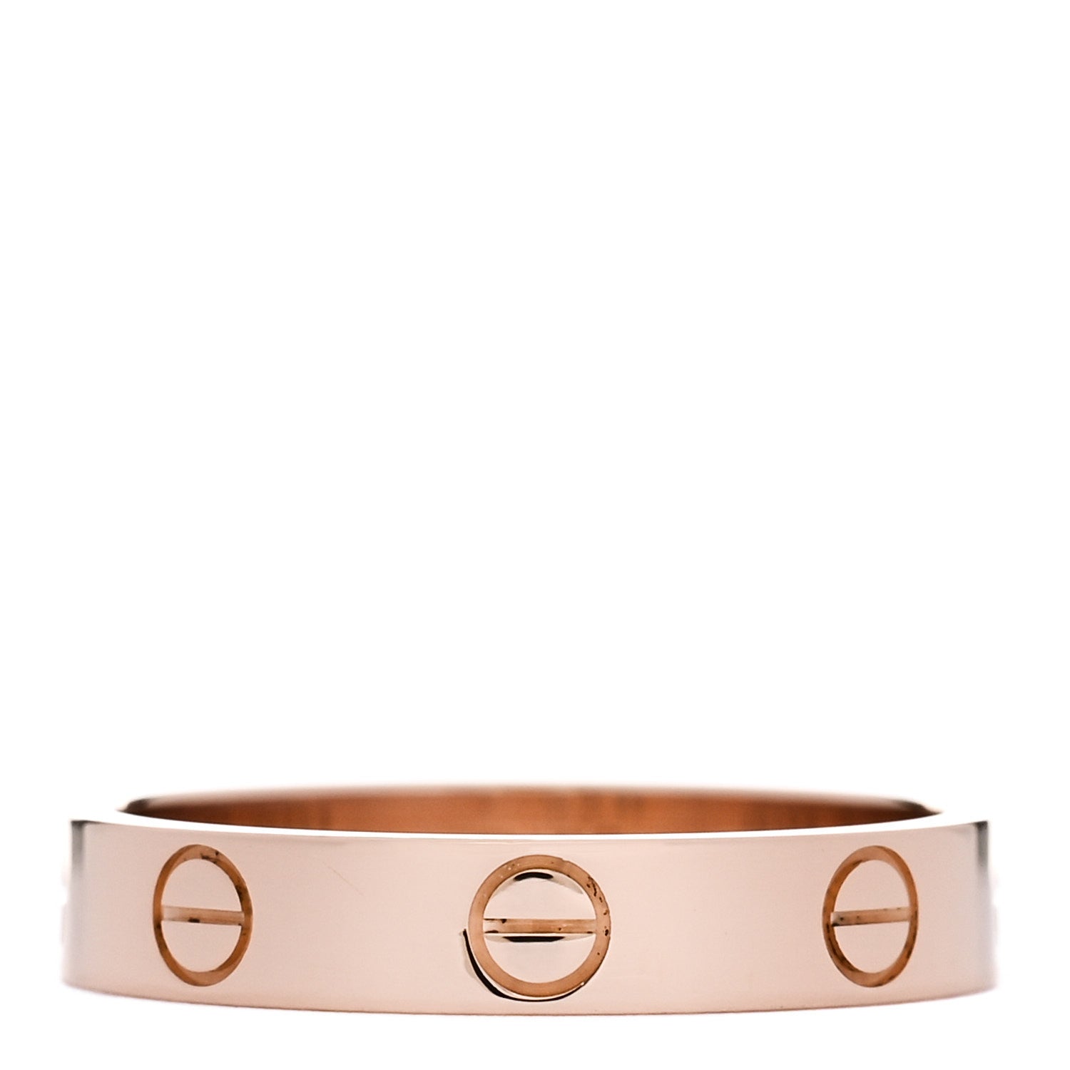 Cartier 18K Pink Gold 3.5mm LOVE Wedding Band Ring 54 6.75 3 of 4
