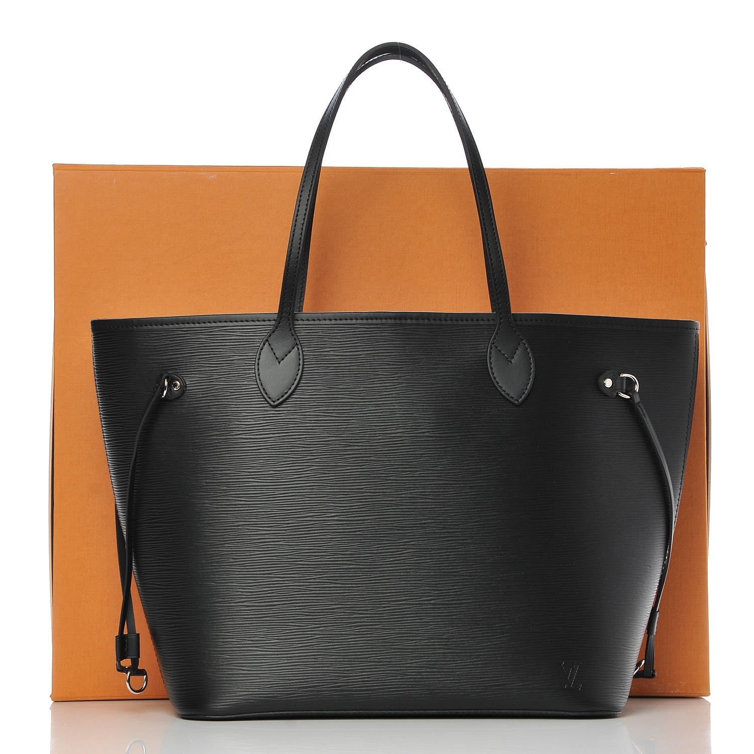 Louis Vuitton Epi Neverfull MM Black 9 of 9