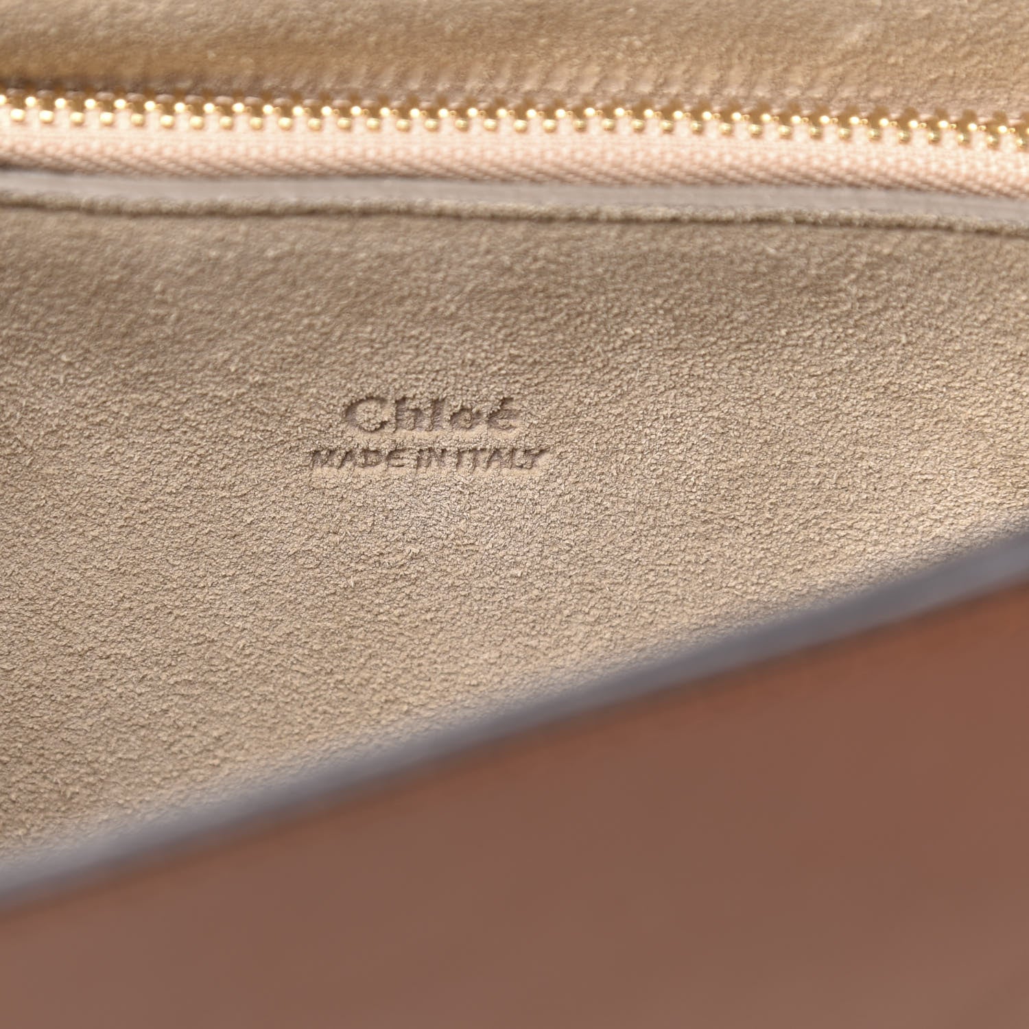 Chloe Suede Calfskin Medium Faye Shoulder Bag Tobacco 6 of 9