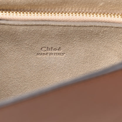 Chloe Suede Calfskin Medium Faye Shoulder Bag Tobacco 6 of 9