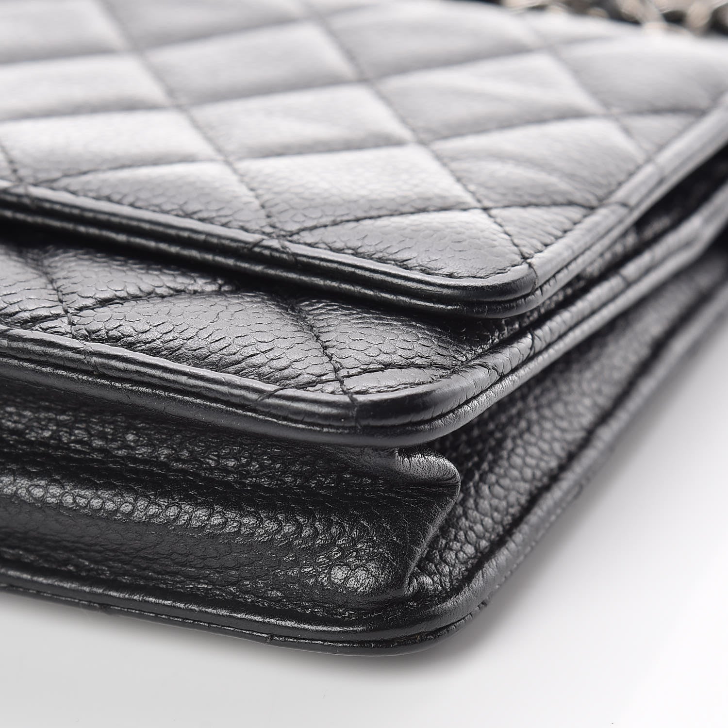 Chanel Caviar Quilted Wallet On Chain WOC Black 10 of 11