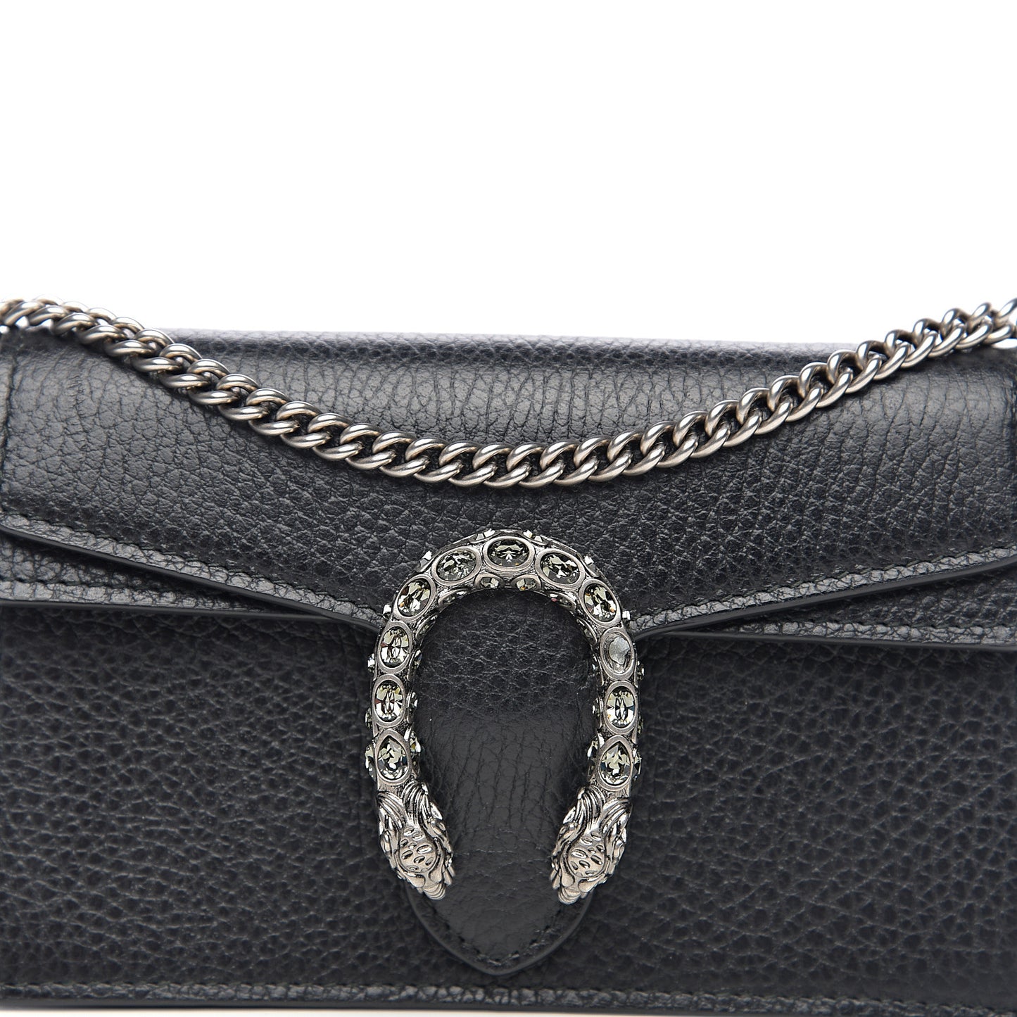 Calfskin Super Mini Dionysus Shoulder Bag Black