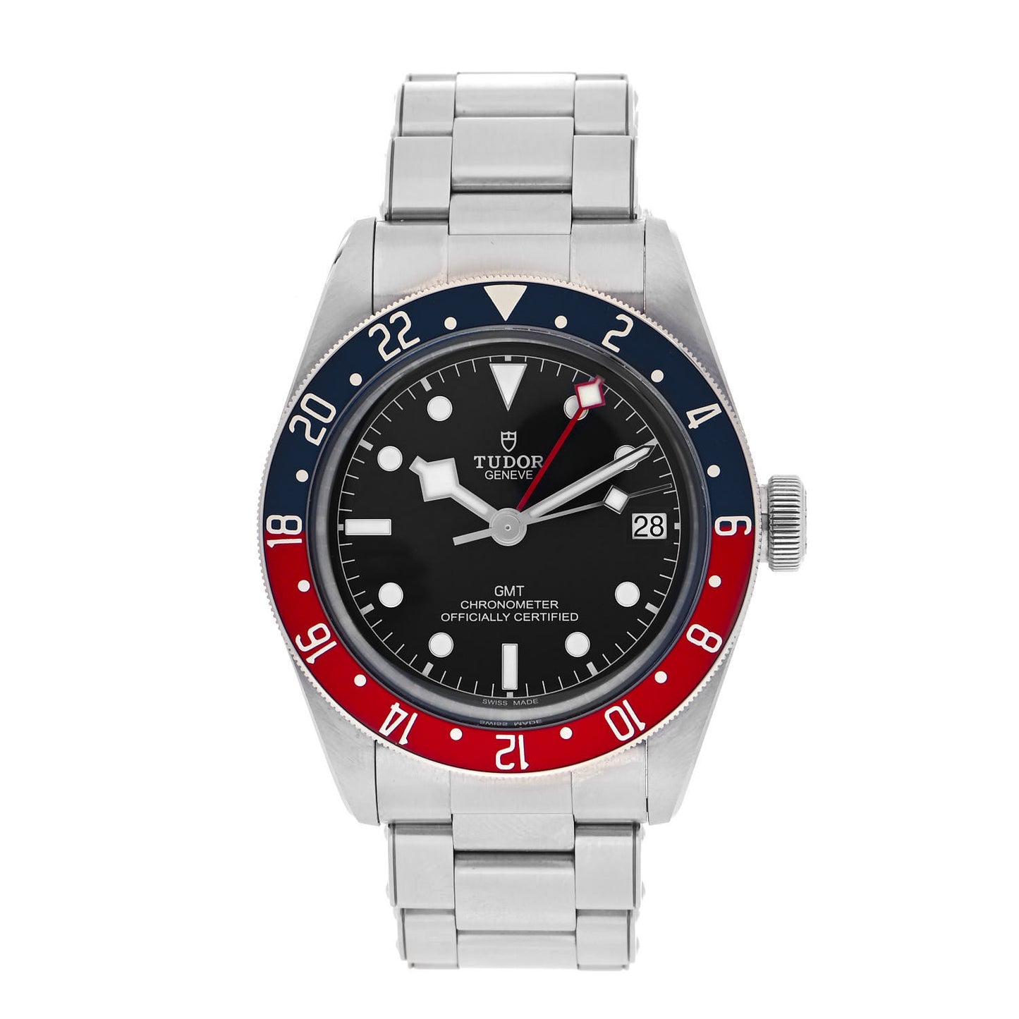 Stainless Steel 41mm Black Bay GMT Automatic Watch Black 79830RB