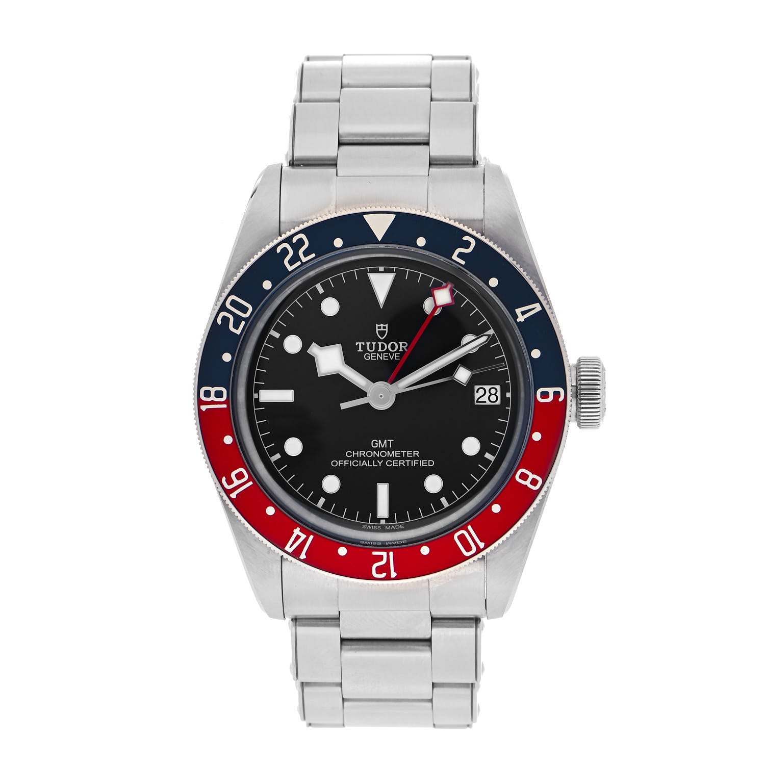 TUDOR Stainless Steel 41mm Black Bay GMT Automatic Watch Black 79830RB 1 of 5