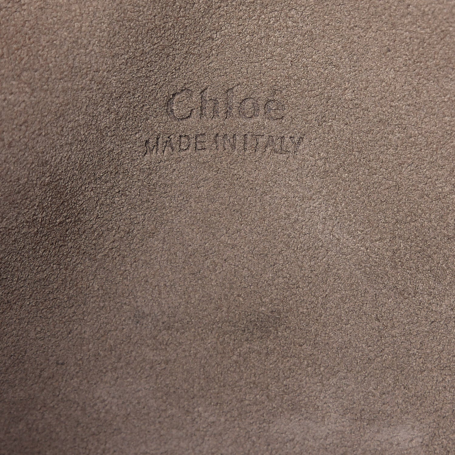 Chloe Calfskin Suede Medium Faye Shoulder Bag Motty Grey 7 of 13