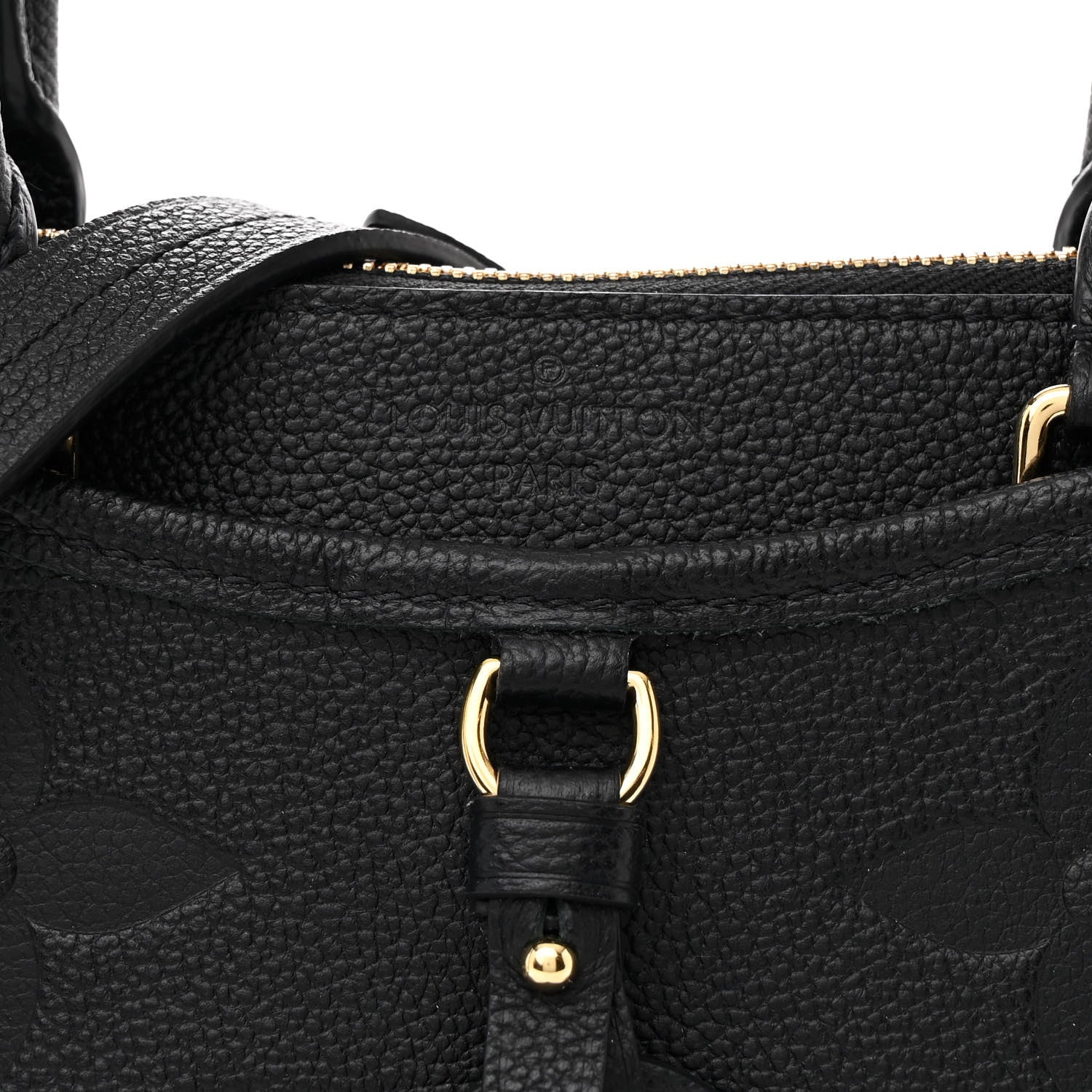 Louis Vuitton Empreinte Monogram Giant Trianon PM Black 7 of 9