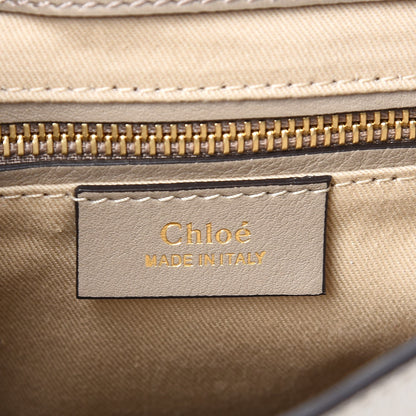 Chloe Suede Calfskin Small Faye Backpack Motty Grey 6 of 7