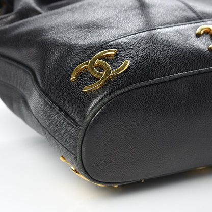 Chanel Caviar CC Backpack Black 8 of 13