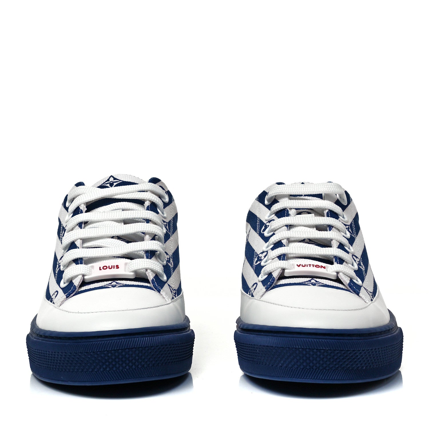 Louis Vuitton Canvas Escale Stellar Sneakers 38 Blue 2 of 7