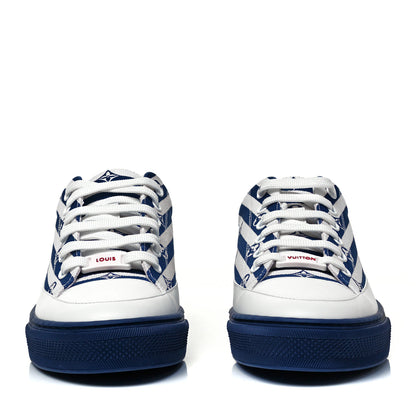 Louis Vuitton Canvas Escale Stellar Sneakers 38 Blue 2 of 7