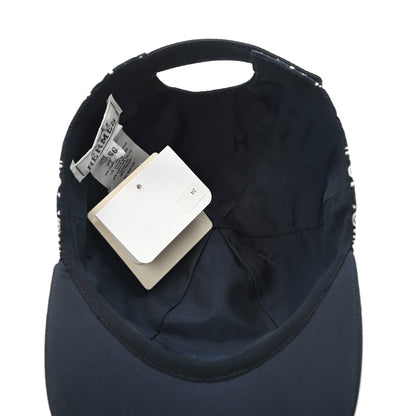 Hermes Cotton Serena Bandana Cap 56 Marine 7 of 9