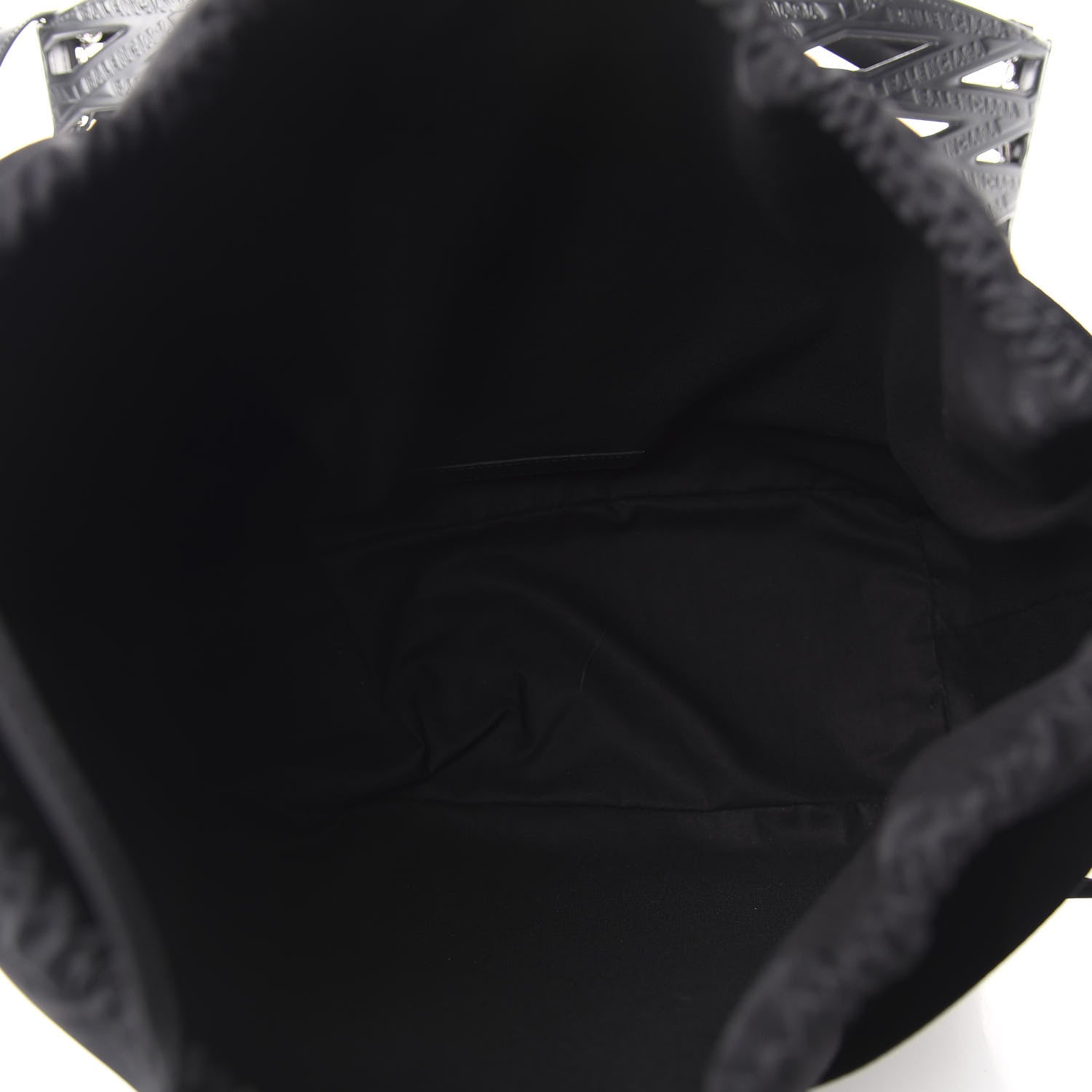 Balenciaga Faux Calfskin Neo Basket Tote Black 8 of 13